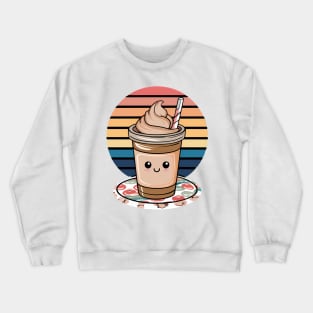 Retro Kawaii cold coffee Crewneck Sweatshirt